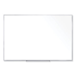 Non-Magnetic Whiteboard with Aluminum Frame, 60.63 x 48.47, White Surface, Satin Aluminum Frame, Ships in 7-10 Business Days