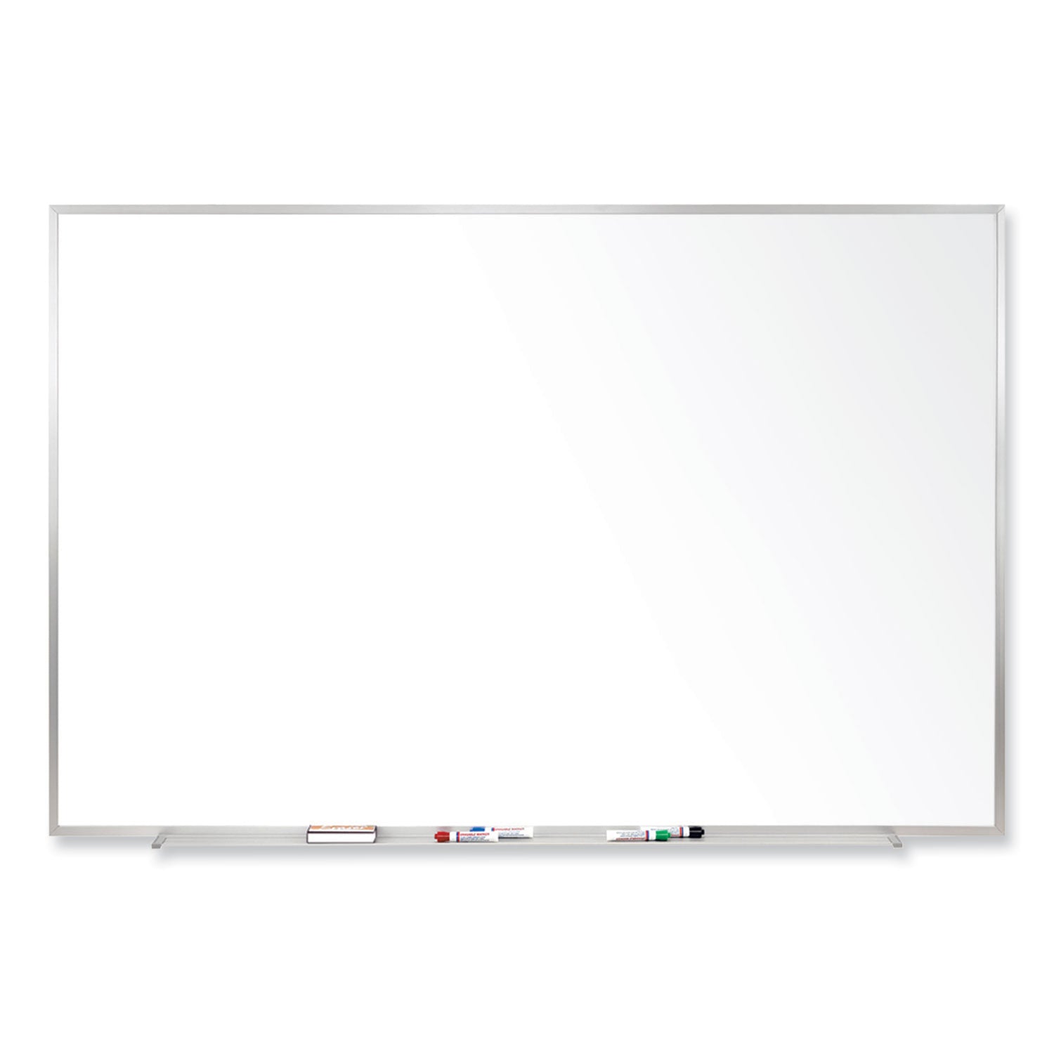 magnetic-porcelain-whiteboard-with-satin-aluminum-frame-485-x-365-white-surface-ships-in-7-10-business-days_ghem1341 - 1