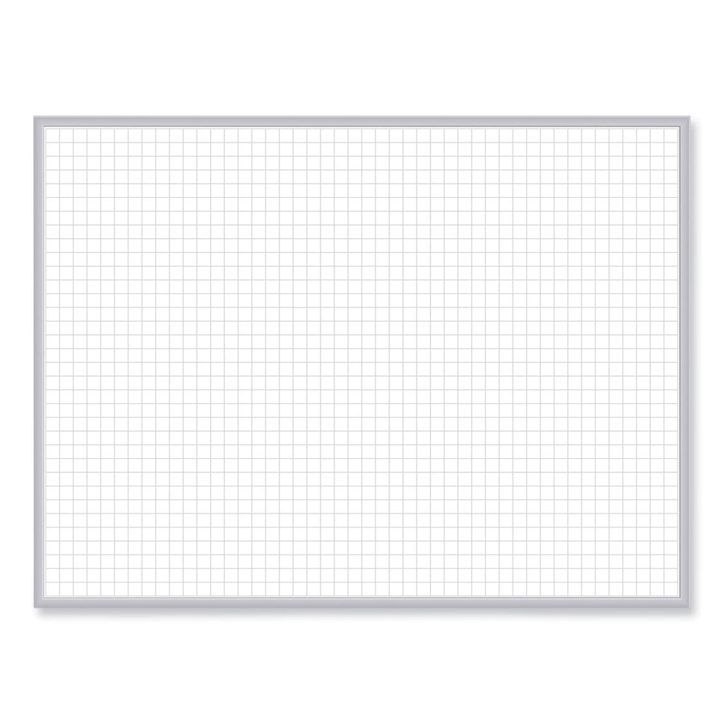 Magnetic Porcelain Whiteboard with Satin Aluminum Frame, 36.5 x 60.5, White Surface, Ships in 7-10 Business Days
