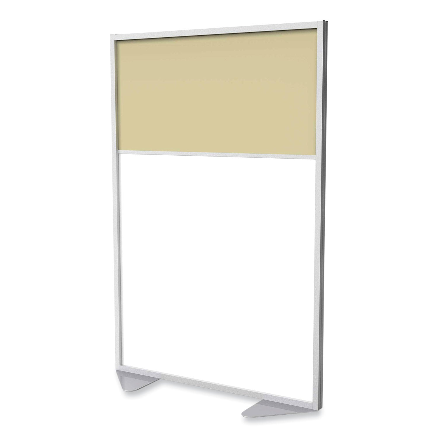 floor-partition-with-aluminum-frame-and-2-split-panel-infill-4806-x-204-x-7186-white-carmel-ships-in-7-10-business-days_ghemp7248208a - 1