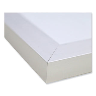 Non-Magnetic Whiteboard with Aluminum Frame, 120.63 x 48.63, White Surface, Satin Aluminum Frame, Ships in 7-10 Business Days