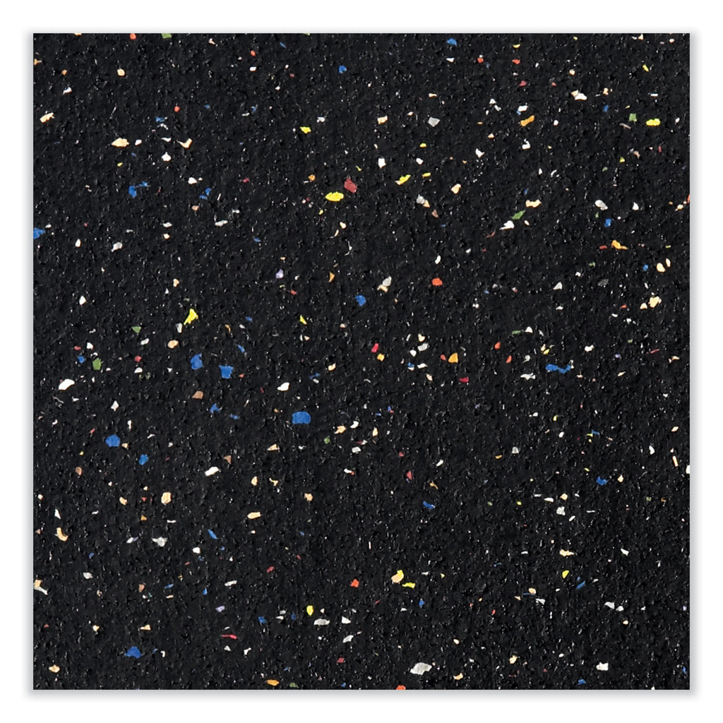 Aluminum-Frame Recycled Rubber Bulletin Boards, 36 x 24, Confetti Surface, Satin Aluminum Frame, Ships in 7-10 Business Days