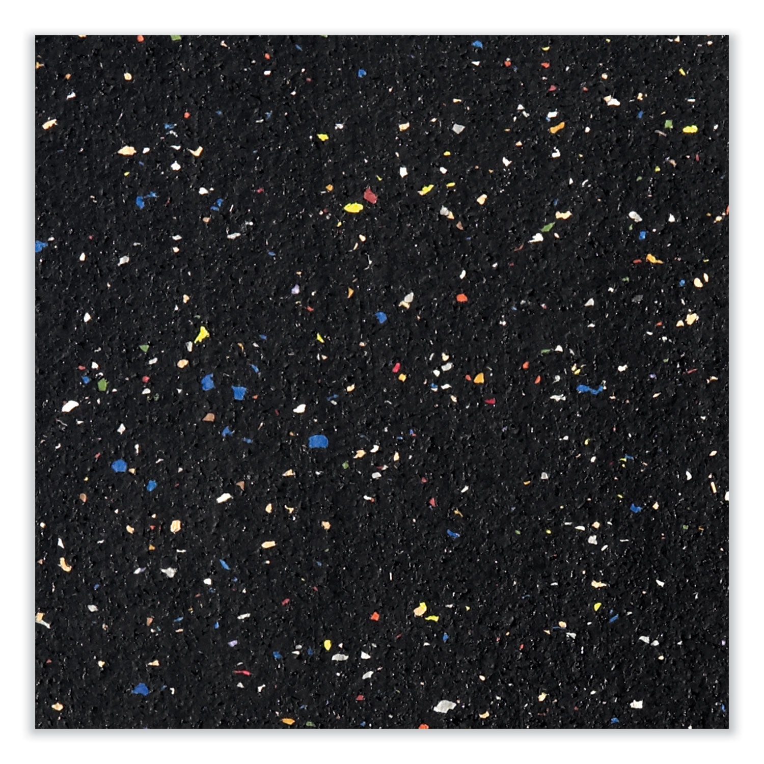 Aluminum-Frame Recycled Rubber Bulletin Boards, 36 x 24, Confetti Surface, Satin Aluminum Frame, Ships in 7-10 Business Days