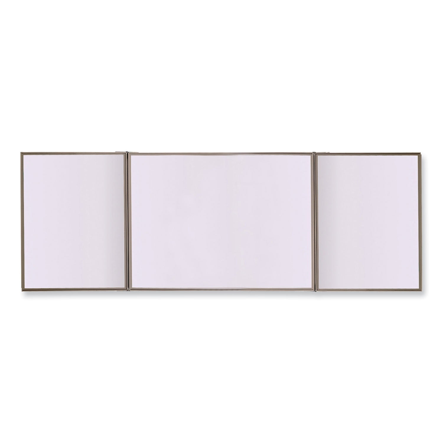VisuALL PC Whiteboard Cabinet, Blue Fabric Bulletin Board Exterior Doors, 36x24, Aluminum Frame, Ships in 7-10 Business Days