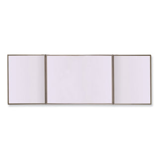 VisuALL PC Whiteboard Cabinet, Blue Fabric Bulletin Board Exterior Doors, 36x24, Aluminum Frame, Ships in 7-10 Business Days