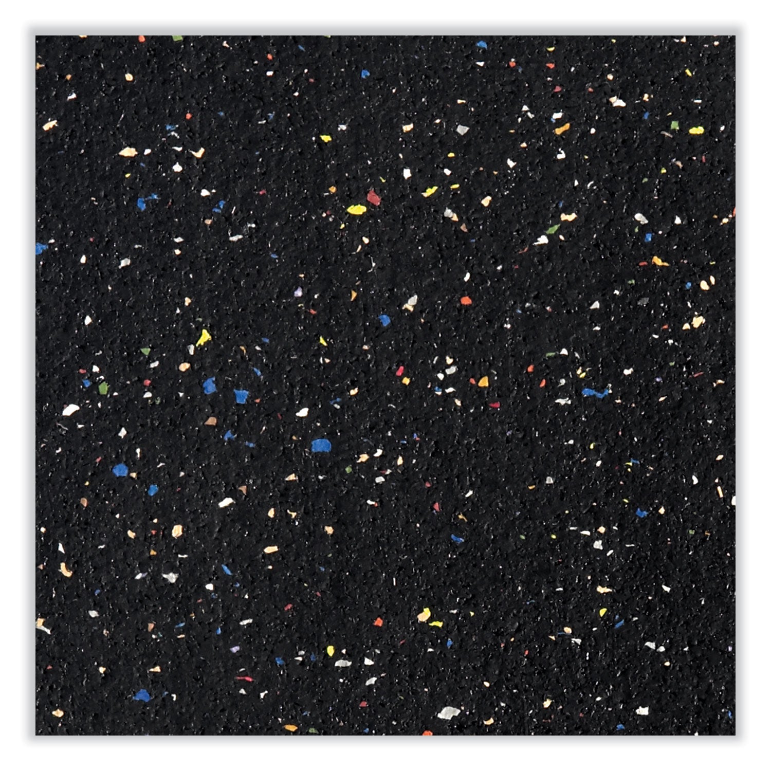 Satin Aluminum-Frame Recycled Rubber Bulletin Boards, 72.5 x 48.5, Confetti Surface, Ships in 7-10 Business Days