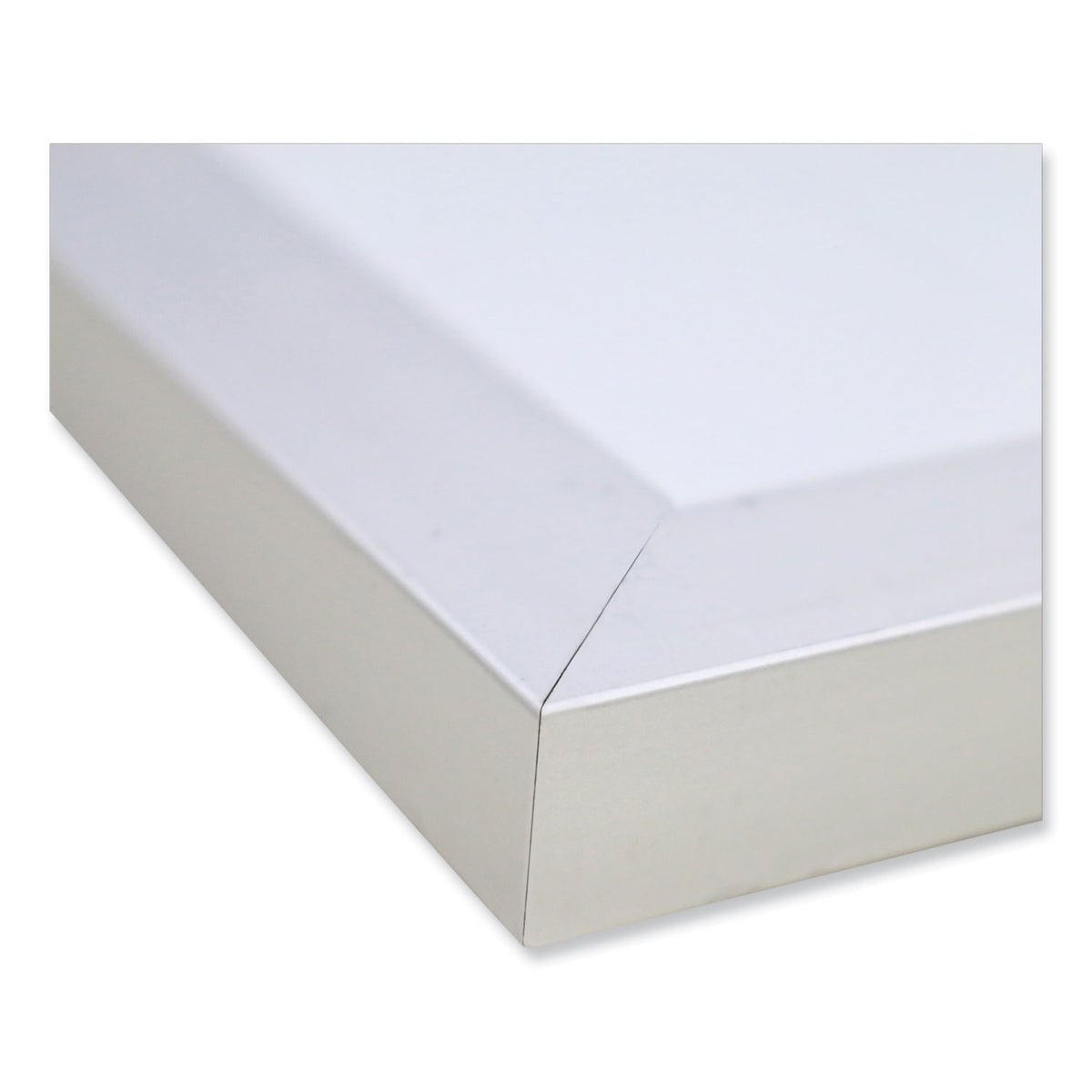 Magnetic Porcelain Whiteboard with Satin Aluminum Frame, 36.5 x 60.5, White Surface, Ships in 7-10 Business Days