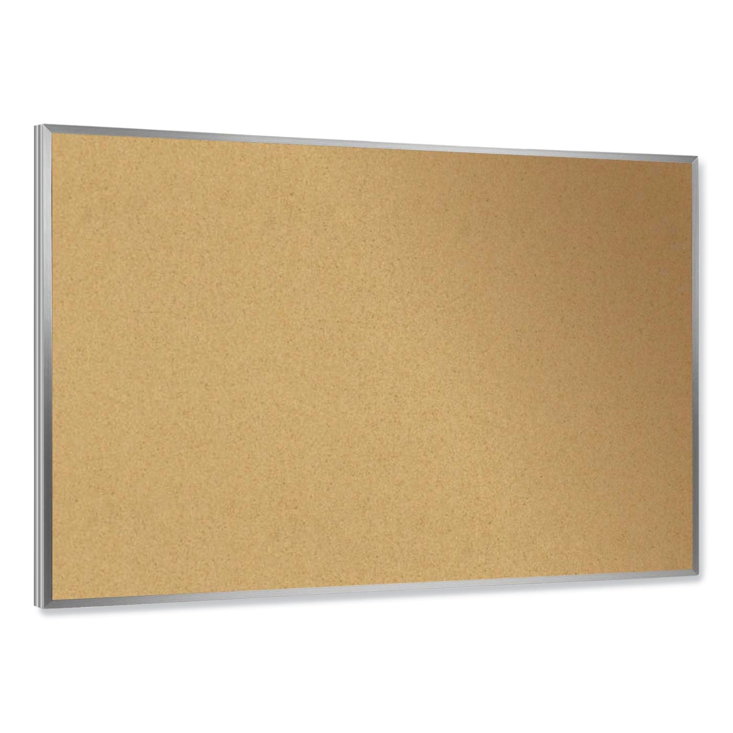 aluminum-frame-natural-corkboard-465-x-36-tan-surface-satin-aluminum-frame-ships-in-7-10-business-days_ghe13341 - 2