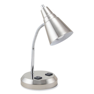 led-gooseneck-desk-lamp-with-charging-outlets-gooseneck15-high-brushed-steel-ships-in-4-6-business-days_vluvs20105bn - 1