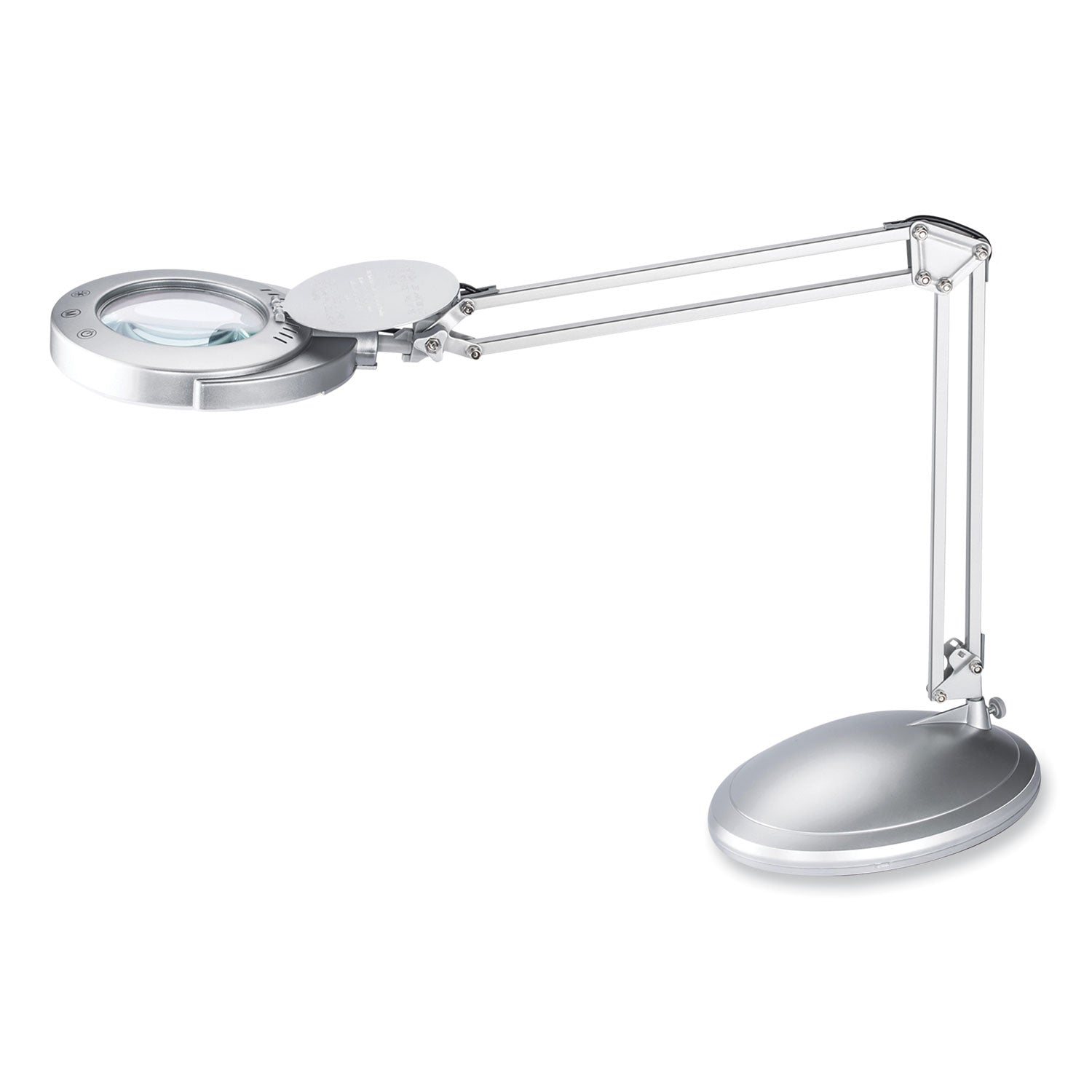 led-magnifier-lamp-with-clamp-swing-arm-22-high-silver-ships-in-4-6-business-days_vlu9vsl40203sc - 1