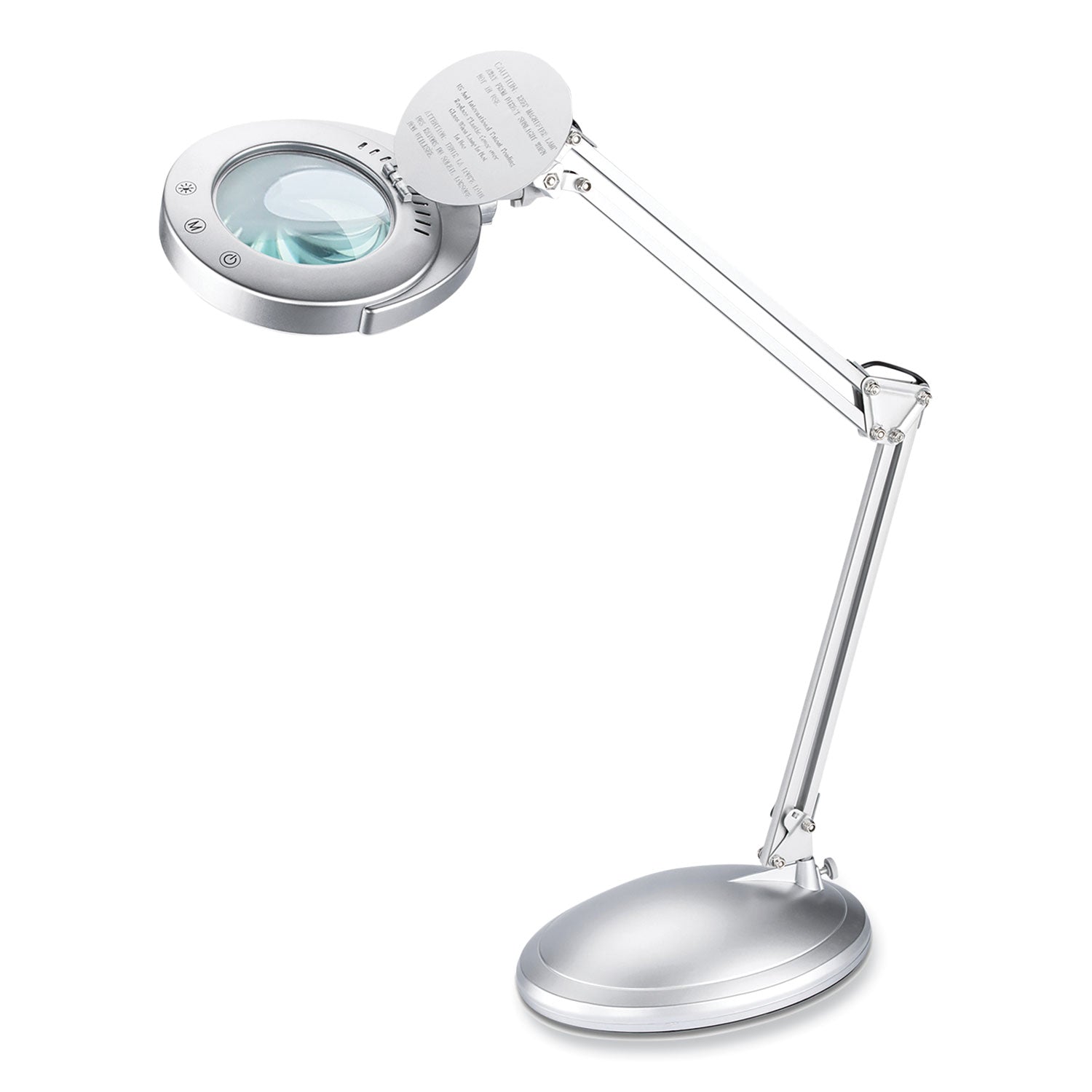 led-magnifier-lamp-with-clamp-swing-arm-22-high-silver-ships-in-4-6-business-days_vlu9vsl40203sc - 2