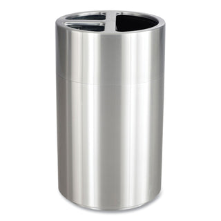 triple-recycling-receptacle-40-gal-steel-brushed-aluminum-ships-in-1-3-business-days_saf9941ss - 1