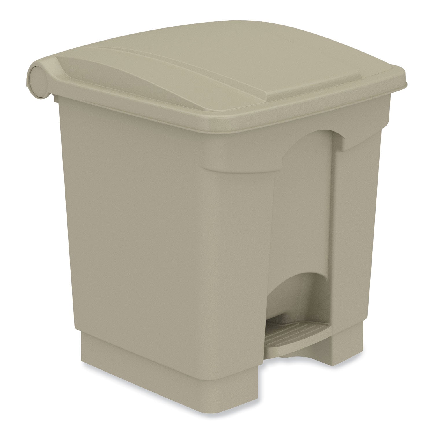 plastic-step-on-receptacle-20-gal-metal-tan-ships-in-1-3-business-days_saf9924tn - 1