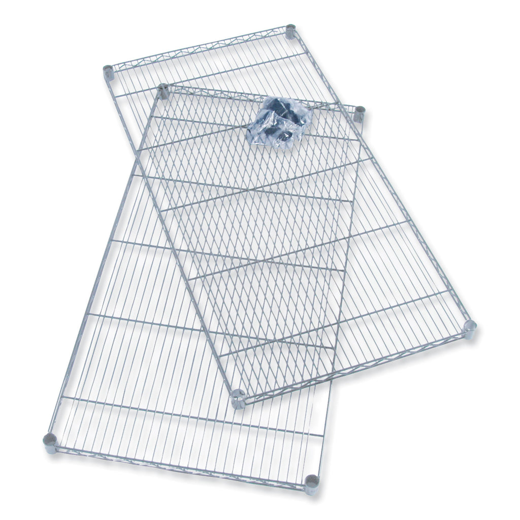 Industrial Extra Shelf Pack, 36w x 24d x 1.5h, Steel, Metallic Gray, 2/Pack, Ships in 1-3 Business Days