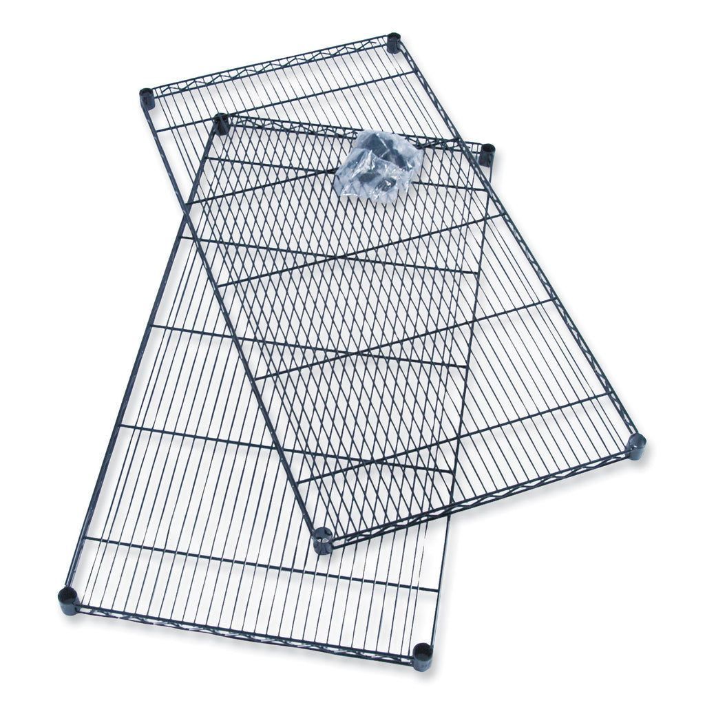 Industrial Extra Shelf Pack, 36w x 18d x 1.5h Steel. Black, 2/Pack, Ships in 1-3 Business Days