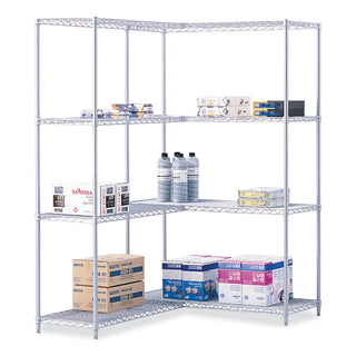 Industrial Extra Shelf Pack, 36w x 18d x 1.5h Steel, Metallic Gray, 2/Pack, Ships in 1-3 Business Days