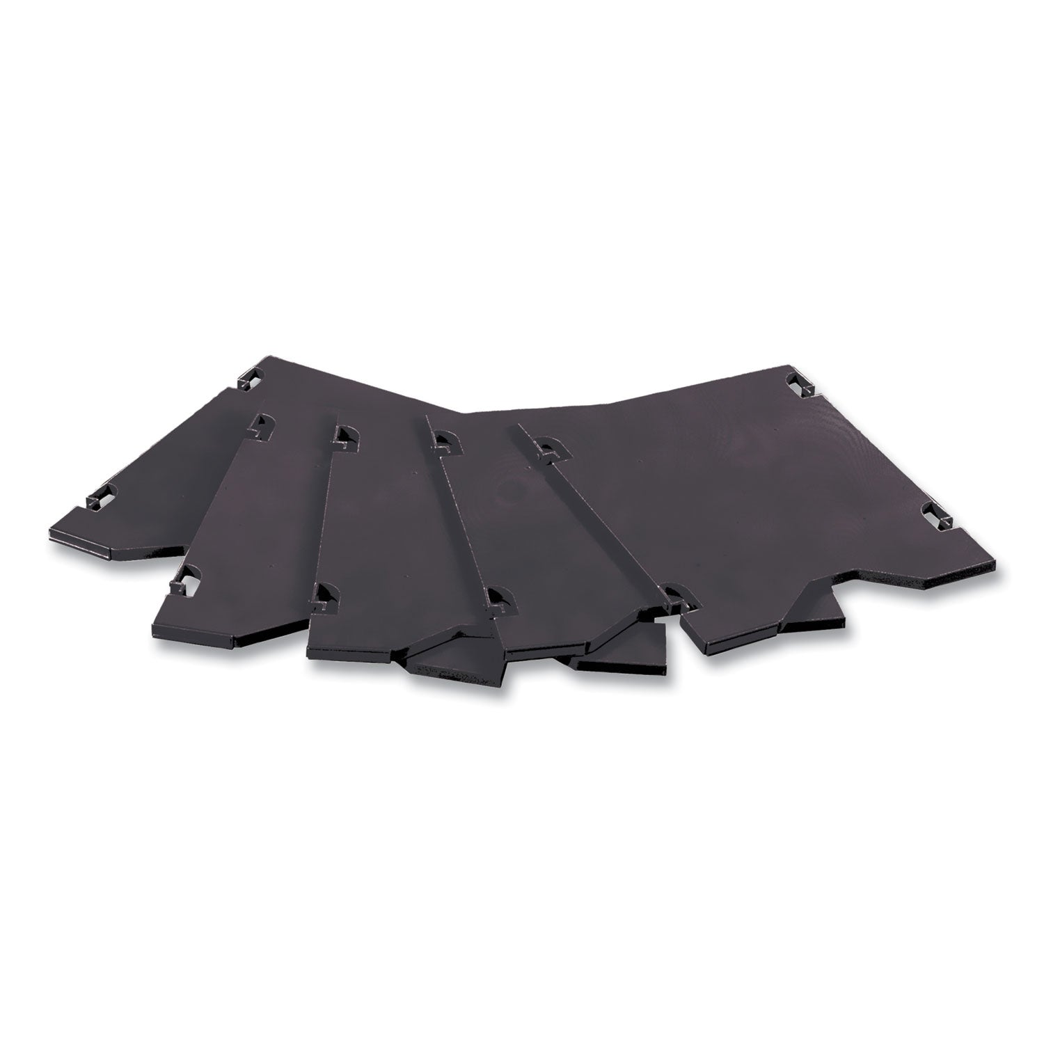 e-z-sort-additional-mail-trays-5-shelves-11-x-125-x-05-black-ships-in-1-3-business-days_saf7753bl - 1