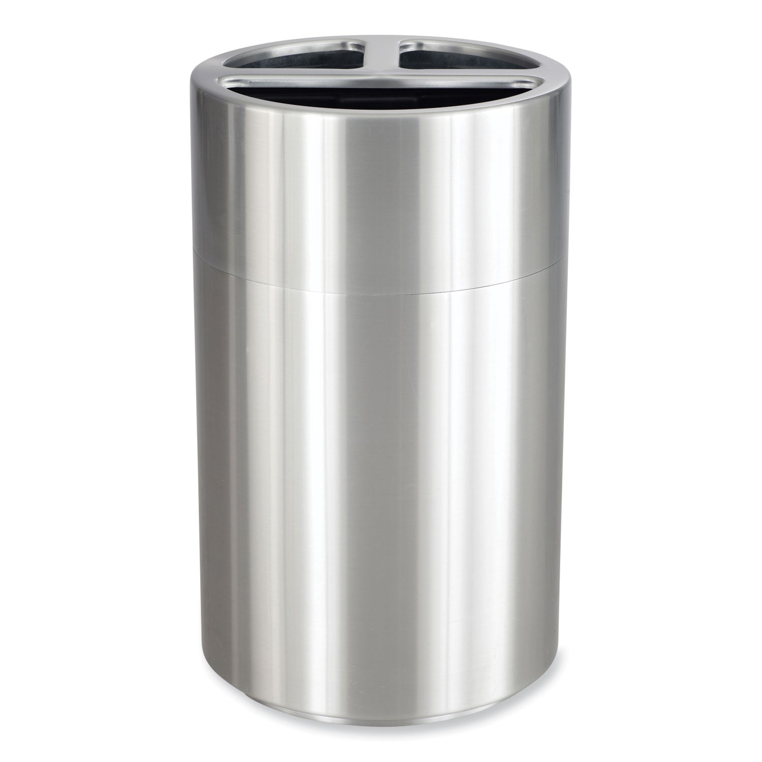 triple-recycling-receptacle-40-gal-steel-brushed-aluminum-ships-in-1-3-business-days_saf9941ss - 3