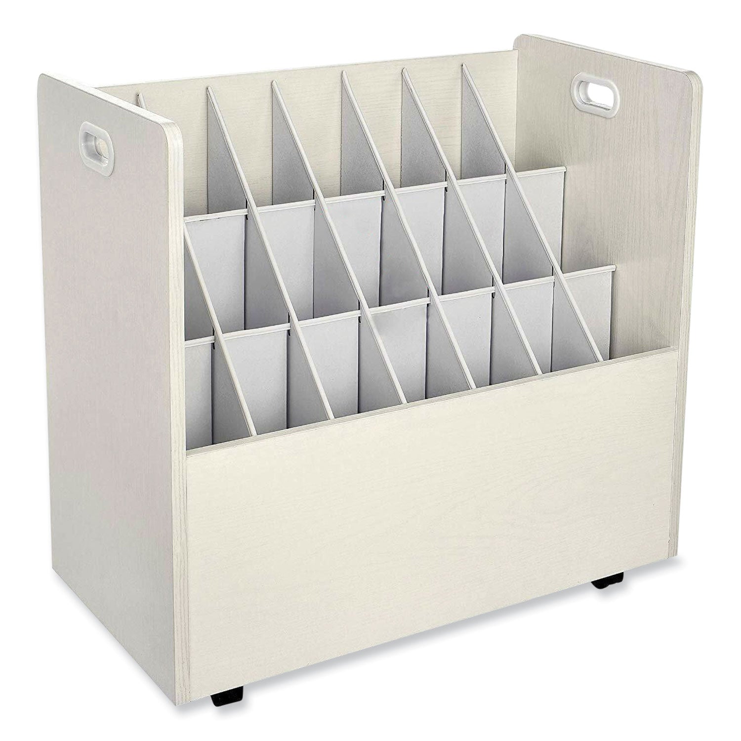 mobile-roll-file-21-compartments-3025w-x-1575d-x-2925h-tan-ships-in-1-3-business-days_saf3043 - 1