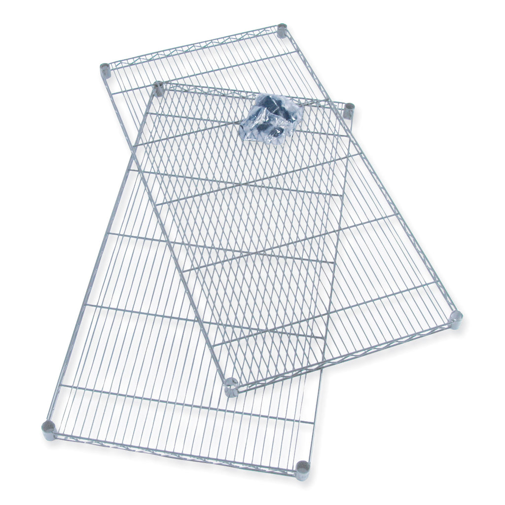 Industrial Extra Shelf Pack, 36w x 18d x 1.5h Steel, Metallic Gray, 2/Pack, Ships in 1-3 Business Days