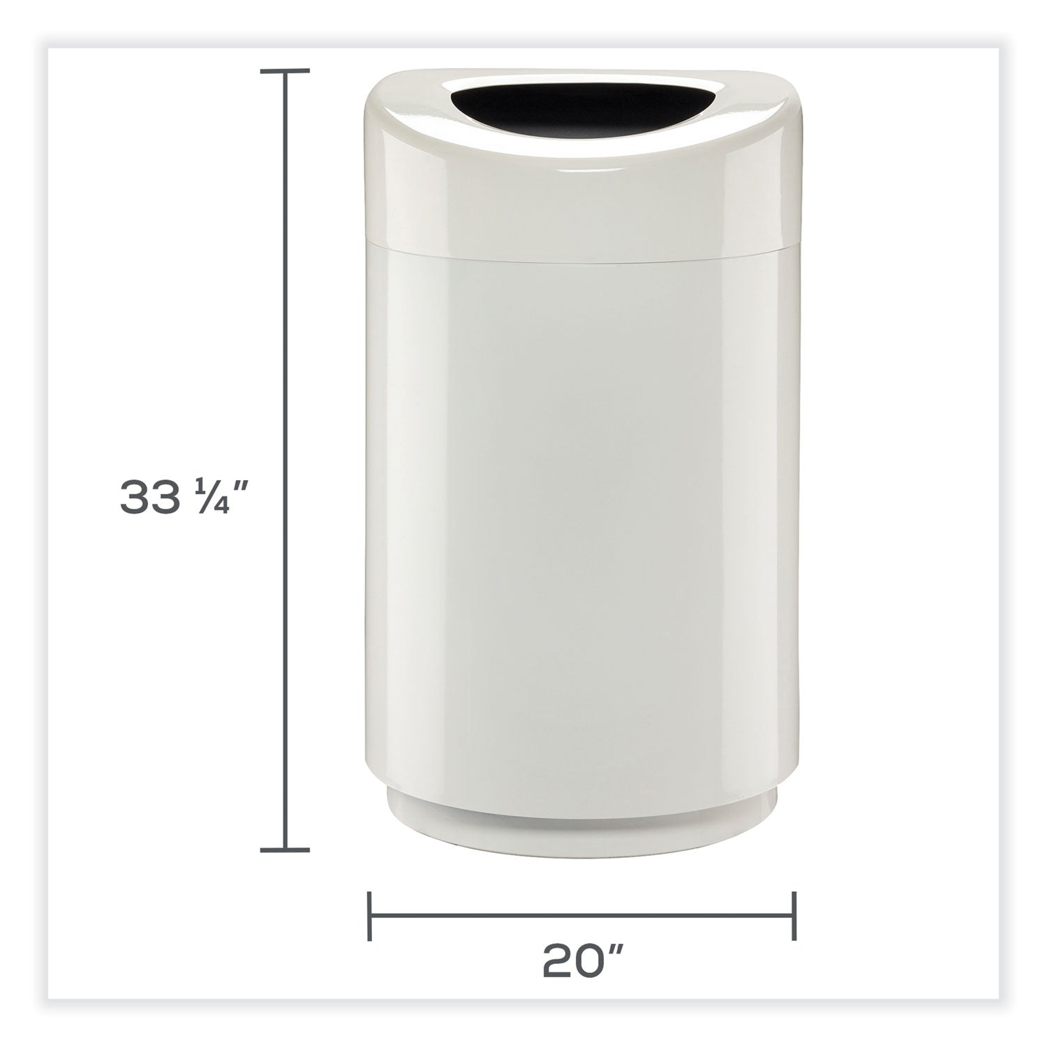 open-top-round-waste-receptacle-30-gal-steel-white-ships-in-1-3-business-days_saf9920wh - 2