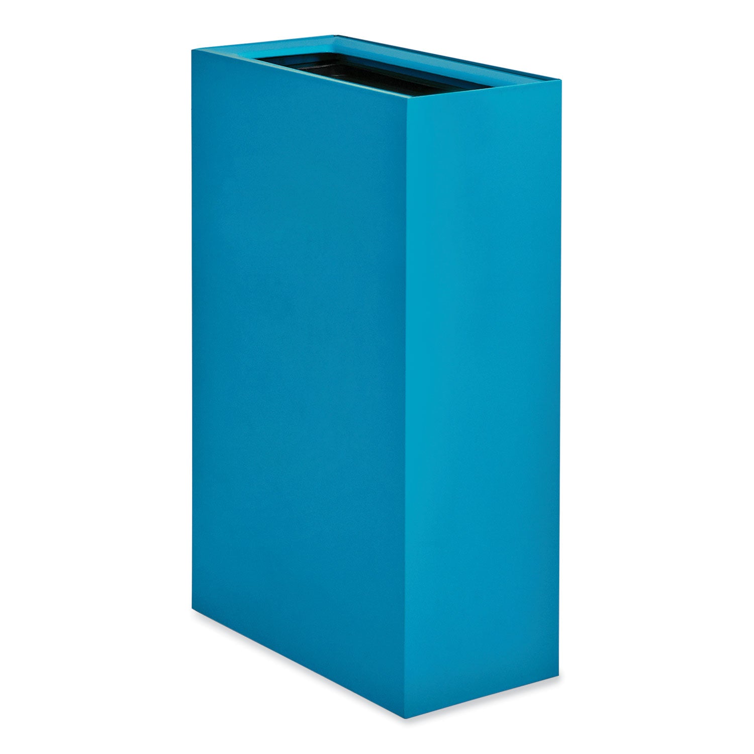 mixx-recycling-center-rectangular-receptacle-29-gal-steel-blue-ships-in-1-3-business-days_saf9448bu - 2