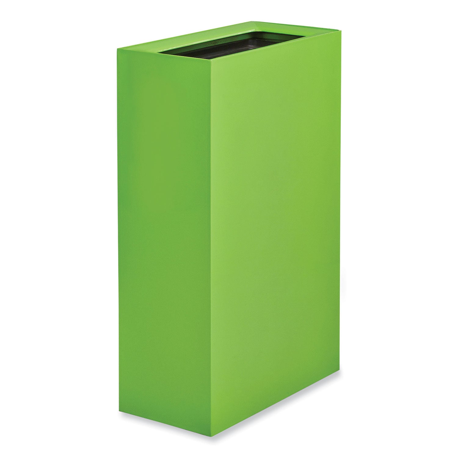 mixx-recycling-center-rectangular-receptacle-29-gal-steel-green-ships-in-1-3-business-days_saf9448gn - 2