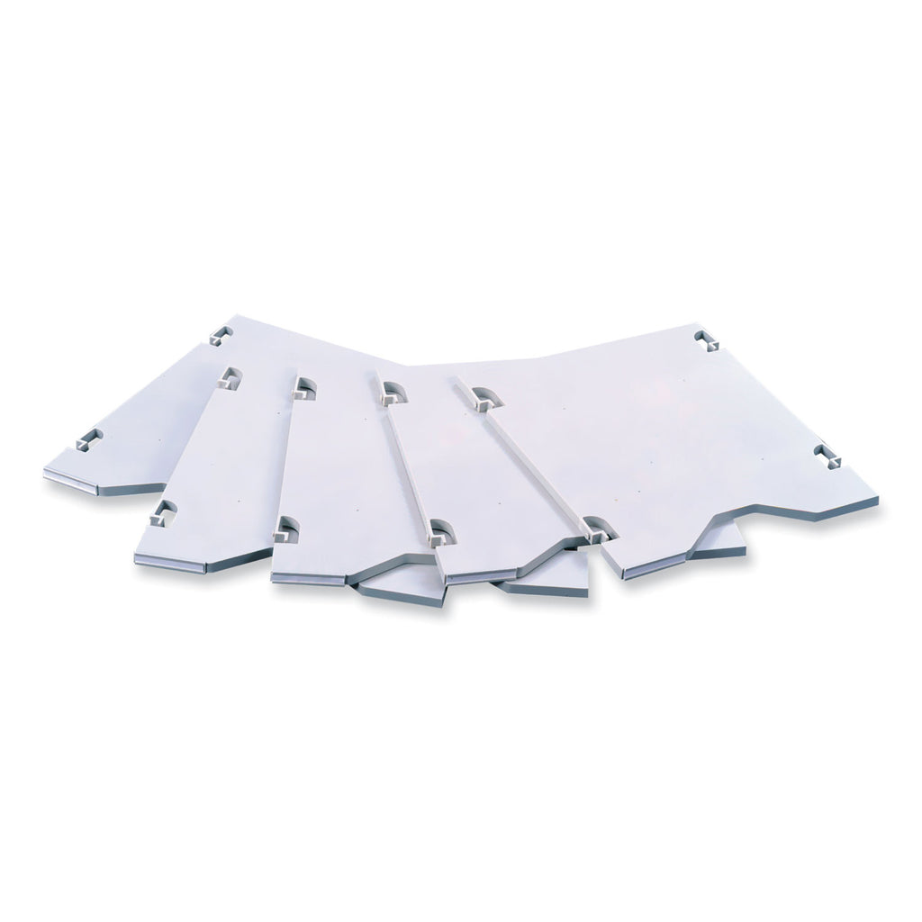 e-z-sort-additional-mail-trays-5-shelves-11-x-125-x-05-gray-ships-in-1-3-business-days_saf7753gr - 1