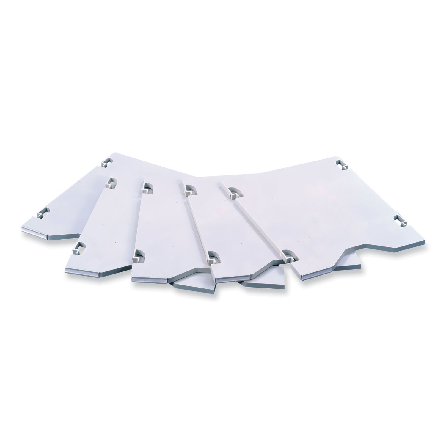 e-z-sort-additional-mail-trays-5-shelves-11-x-125-x-05-gray-ships-in-1-3-business-days_saf7753gr - 1