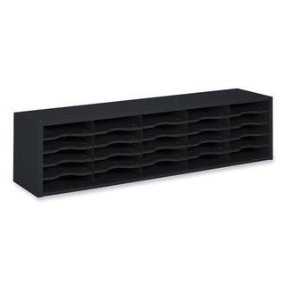 e-z-sort-sorter-module-20-compartments-575-x-13-x-1425-black-ships-in-1-3-business-days_saf7751bl - 1