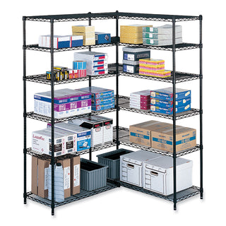 industrial-extra-shelf-pack-36w-x-24d-x-15h-steel-black-2-pack-ships-in-1-3-business-days_saf5290bl - 2