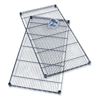 Industrial Extra Shelf Pack, 36w x 24d x 1.5h, Steel, Black, 2/Pack, Ships in 1-3 Business Days