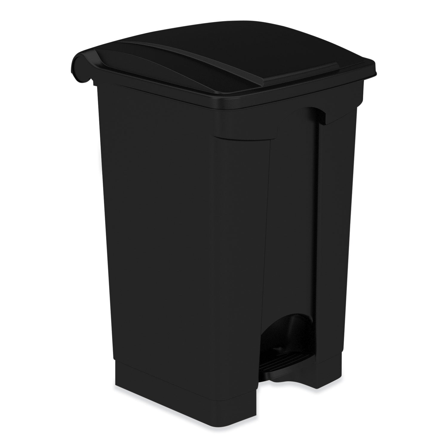 plastic-step-on-receptacle-12-gal-plastic-black-ships-in-1-3-business-days_saf9925bl - 1