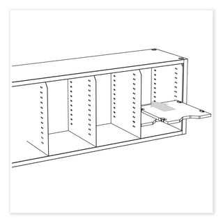 e-z-sort-additional-mail-trays-5-shelves-11-x-125-x-05-black-ships-in-1-3-business-days_saf7753bl - 4