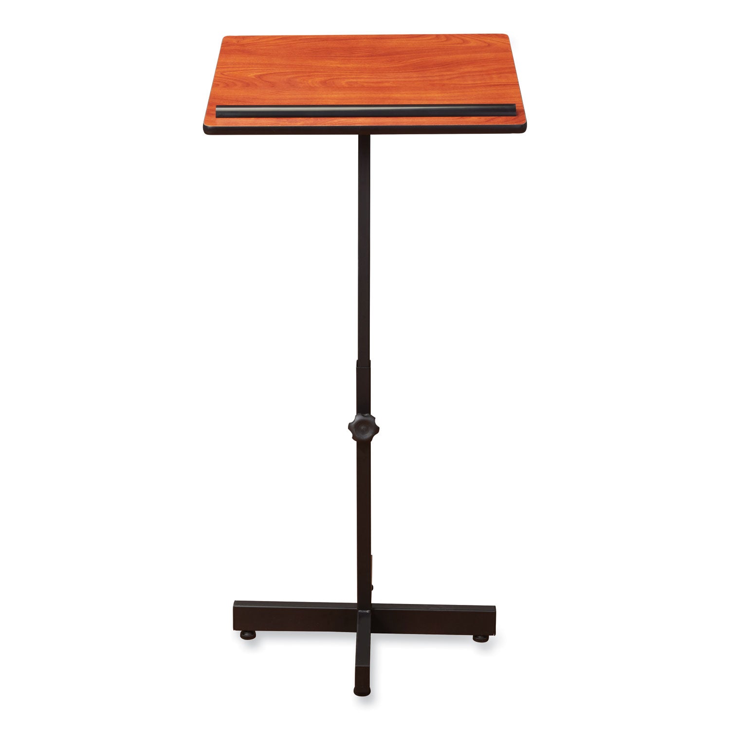 Portable Presentation Lectern Stand, 20 x 18.25 x 44, Cherry, Ships in 1-3 Business Days