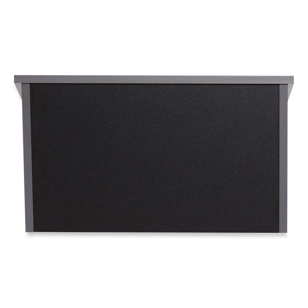 Tabletop Lectern, 23.75 x 19.87 x 13.75, Black, Ships in 1-3 Business Days