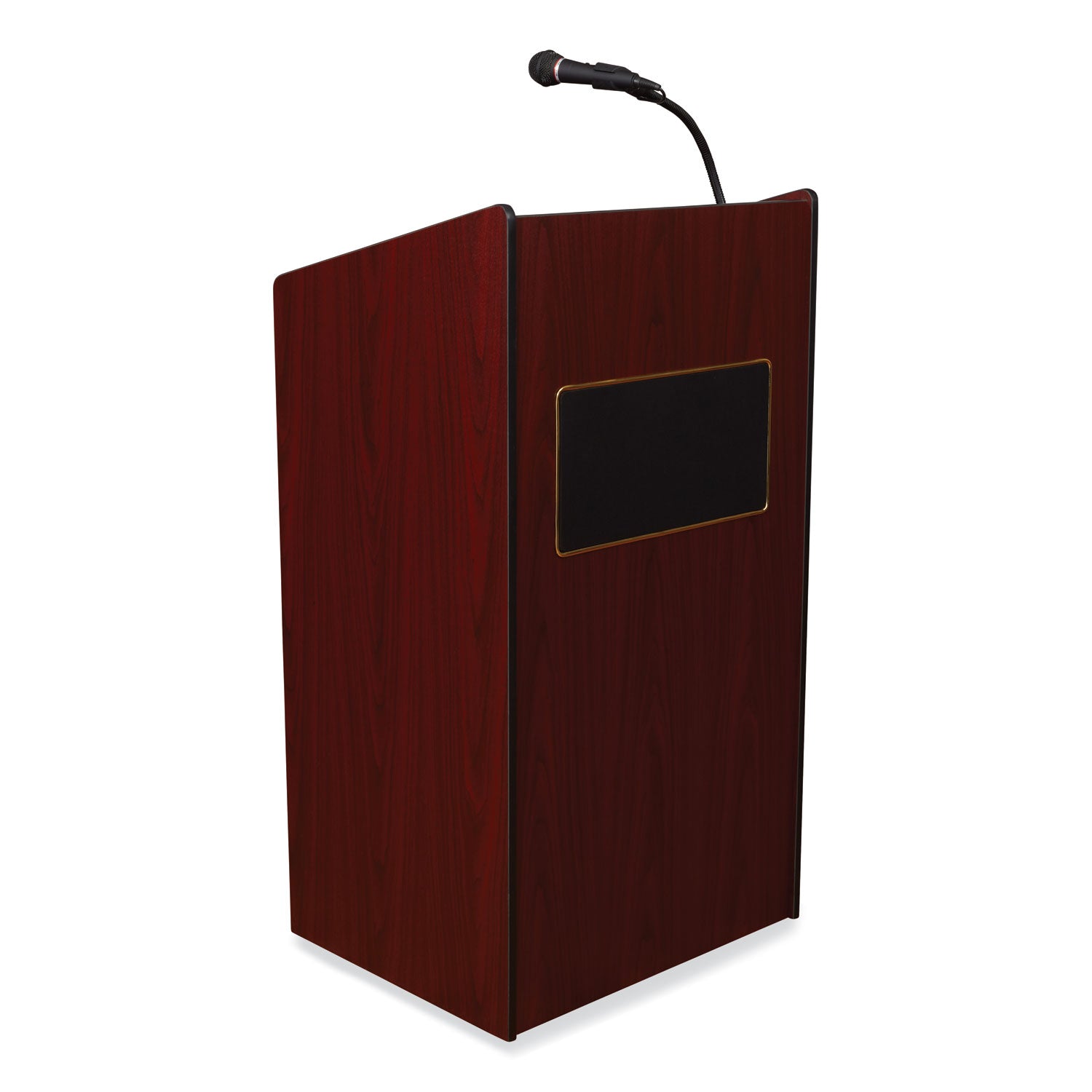 aristocrat-sound-lectern-25-x-20-x-46-mahogany-ships-in-1-3-business-days_nps6010my - 1