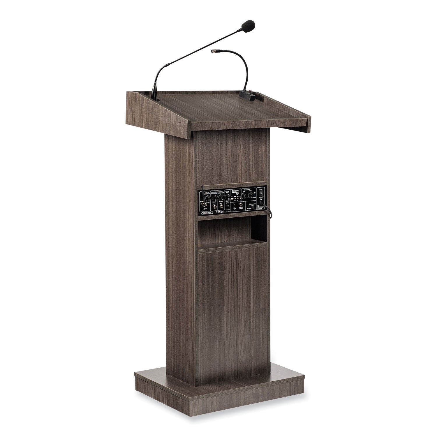 Orator Lectern, 22 x 17 x 46, Ribbonwood, Ships in 1-3 Business Days