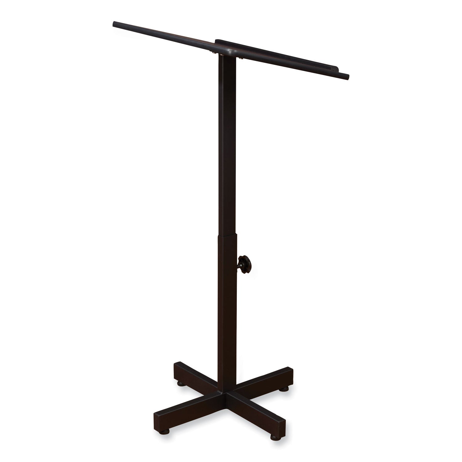Portable Presentation Lectern Stand, 20 x 18.25 x 44, Mahogany, Ships in 1-3 Business Days