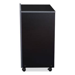 AV Cart/Lectern Base, 21.12 x 17.5 x 33.75, Black, Ships in 1-3 Business Days