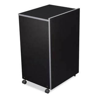 AV Cart/Lectern Base, 21.12 x 17.5 x 33.75, Black, Ships in 1-3 Business Days