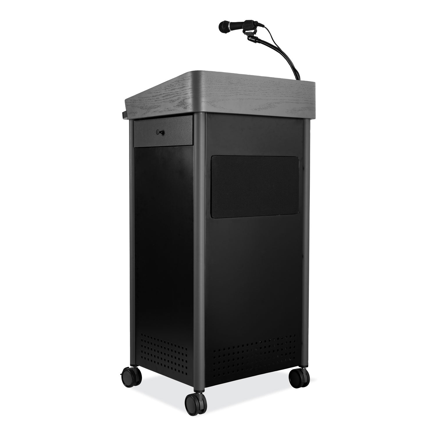greystone-lectern-with-sound-235-x-1925-x-455-charcoal-gray-ships-in-1-3-business-days_npsgsls - 1