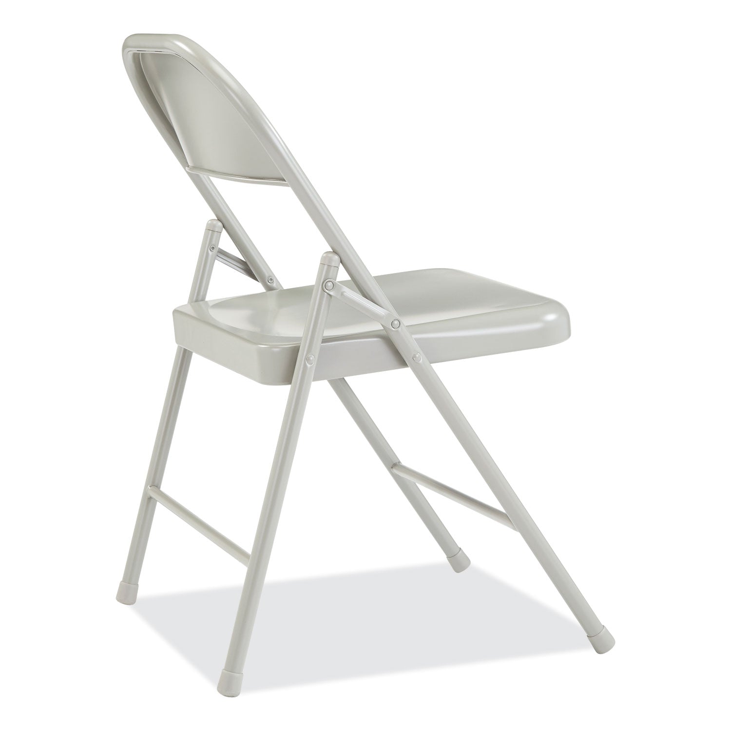 900 Series All-Steel Folding Chair, Supports 250 lb, 17.75" Seat Height, Gray Seat/Back/Base, 4/CT,Ships in 1-3 Business Days