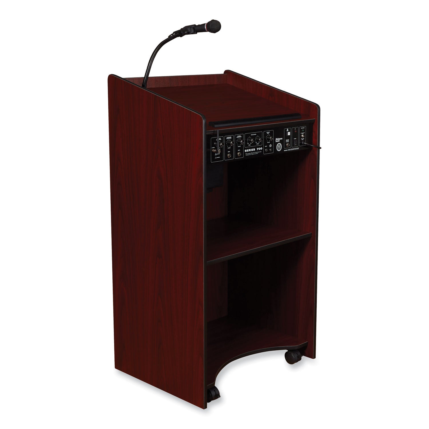 Aristocrat Sound Lectern, 25 x 20 x 46, Mahogany, Ships in 1-3 Business Days