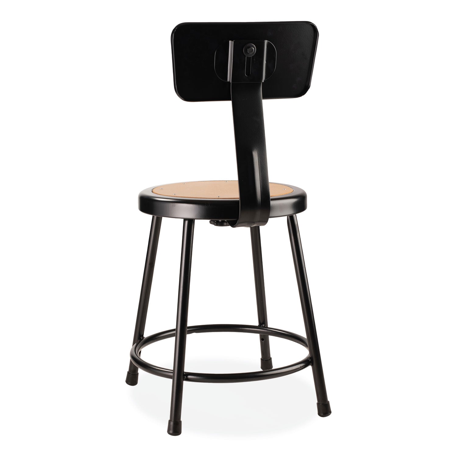 6200-series-18-heavy-duty-stool-w-backrest-supports-500-lb-33-seat-ht-brown-seat-black-back-base-ships-in-1-3-bus-days_nps6218b10 - 4