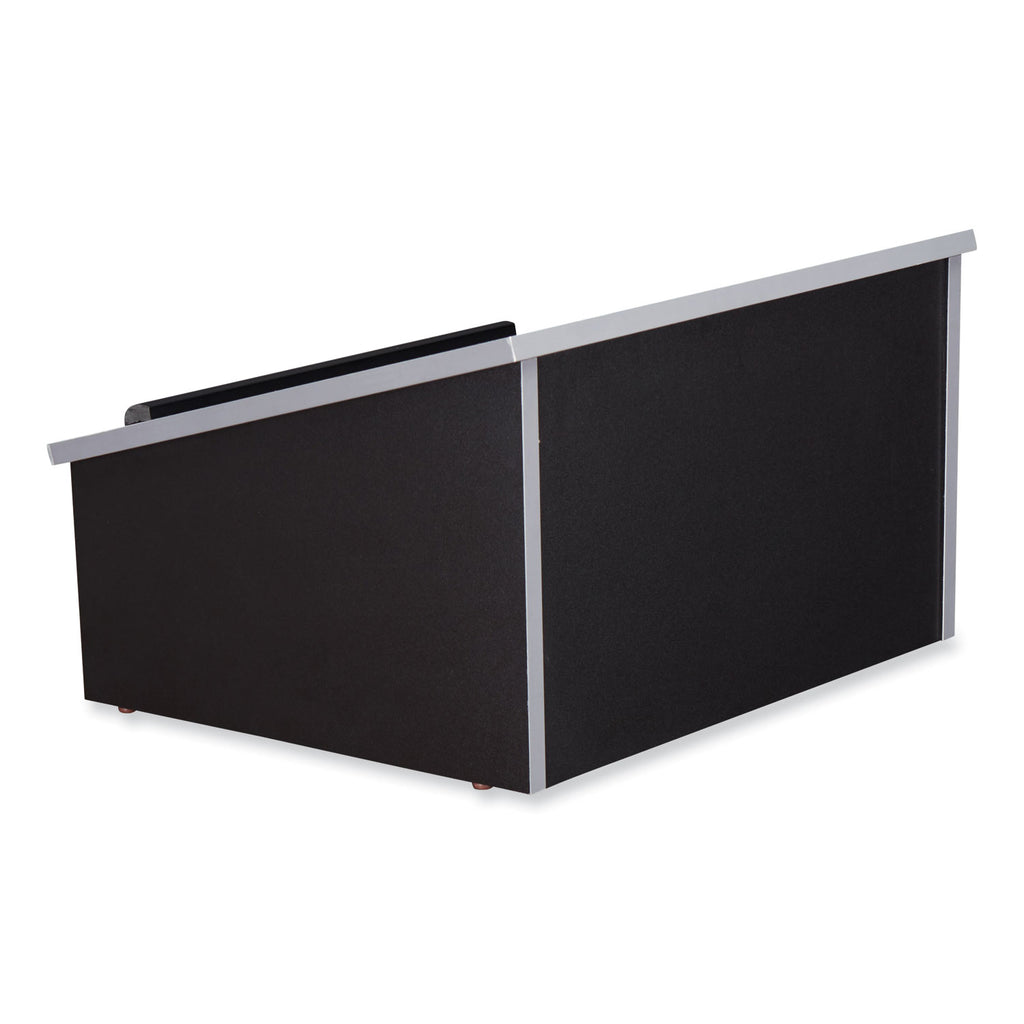 Tabletop Lectern, 23.75 x 19.87 x 13.75, Black, Ships in 1-3 Business Days