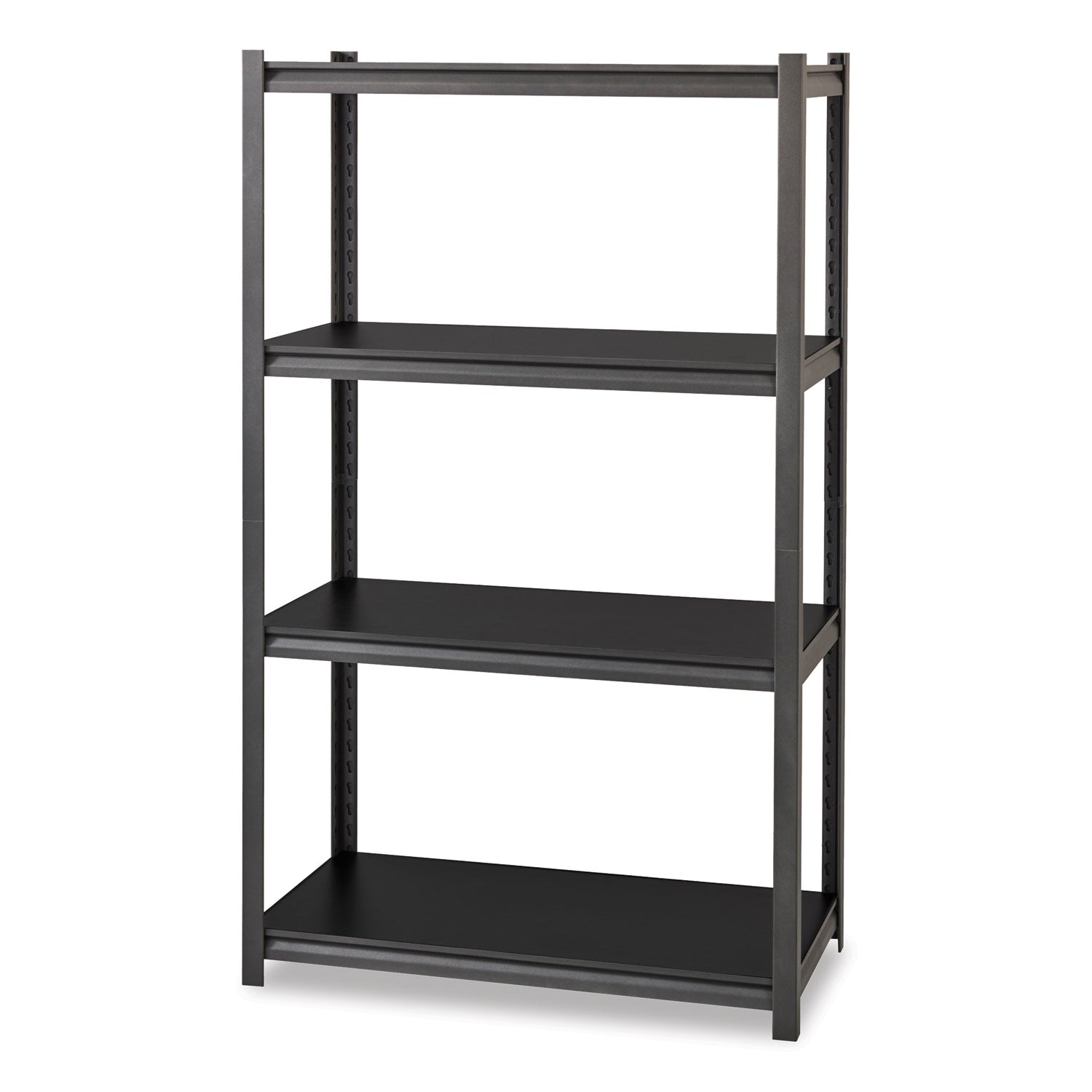 iron-horse-3200-rivet-shelving-four-shelf-36w-x-18d-x-60h-gray-ships-in-4-6-business-days_hid20995 - 3