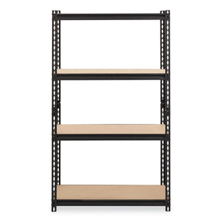 iron-horse-2300-rivet-shelving-four-shelf-36w-x-18d-x-60h-black-ships-in-4-6-business-days_hid20991 - 2