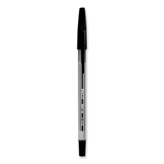 Better Ballpoint Pen, Stick, Fine 0.7 mm, Black Ink, Smoke Barrel, Dozen