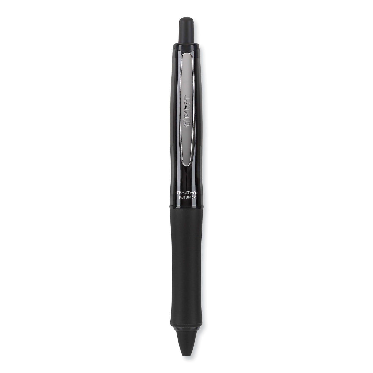 Dr. Grip FullBlack Advanced Ink Ballpoint Pen, Retractable, Medium 1 mm, Black Ink, Black Barrel - 